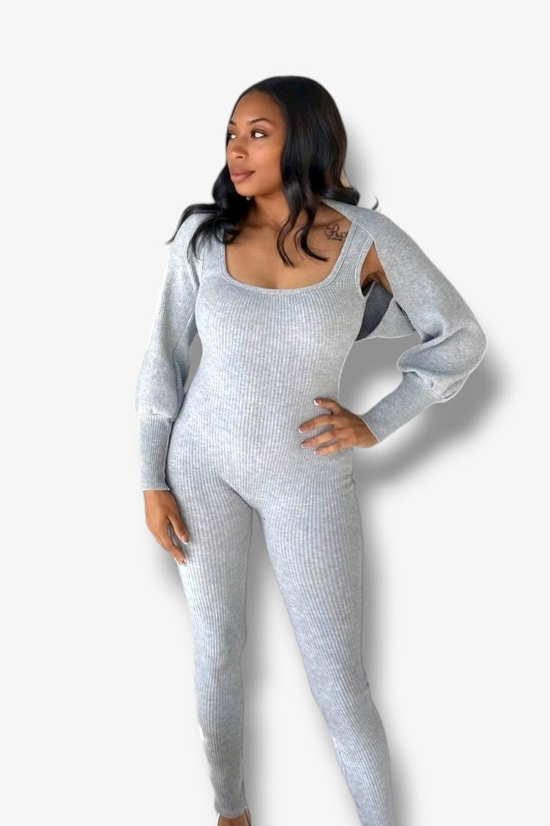 Grey Essential Jumpsuit