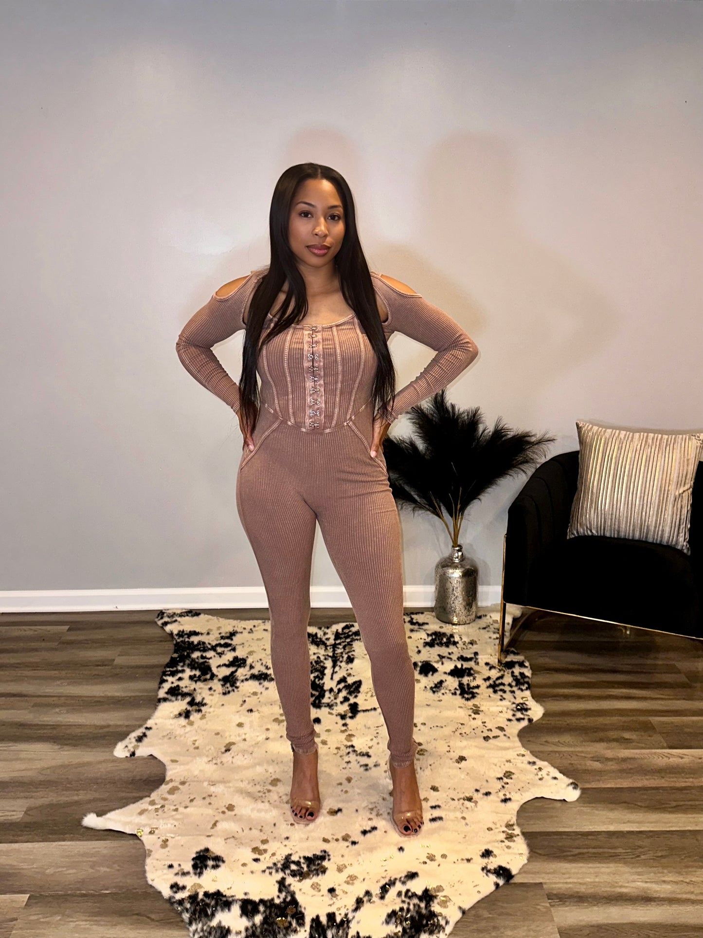 Mocha New Muse Jumpsuit