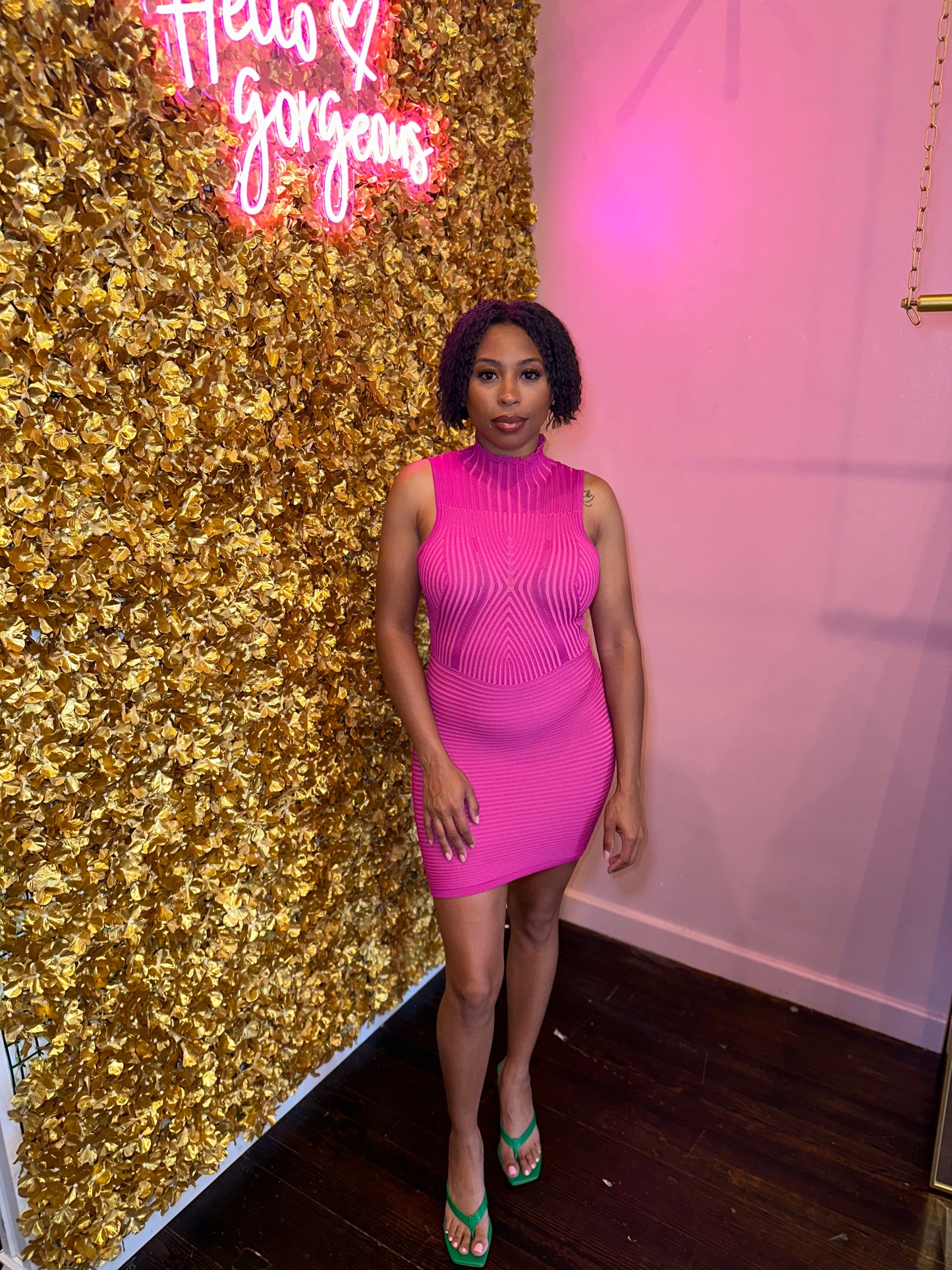 Fuchsia Martini Dress