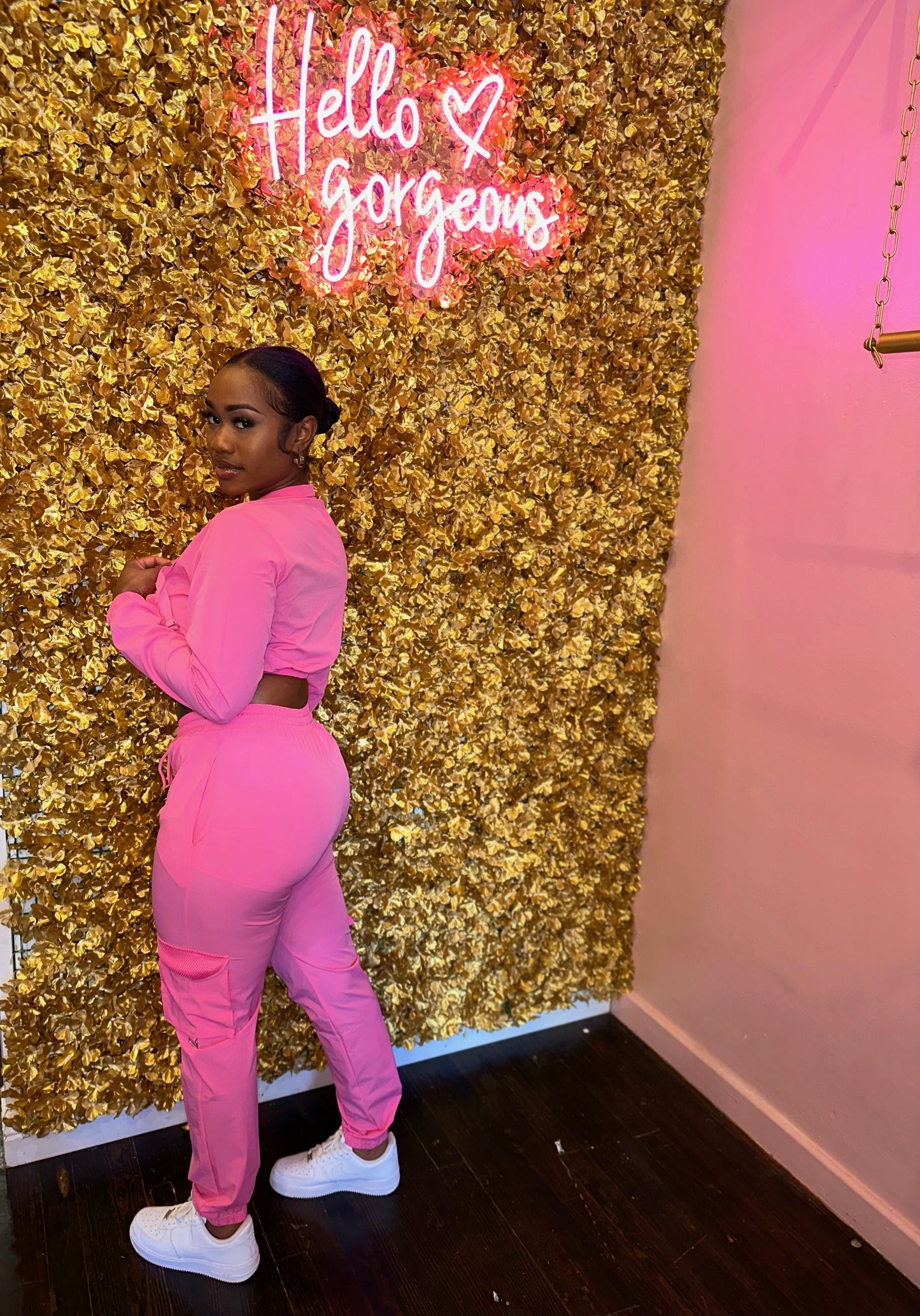 Pink Take Flight Jogger Set