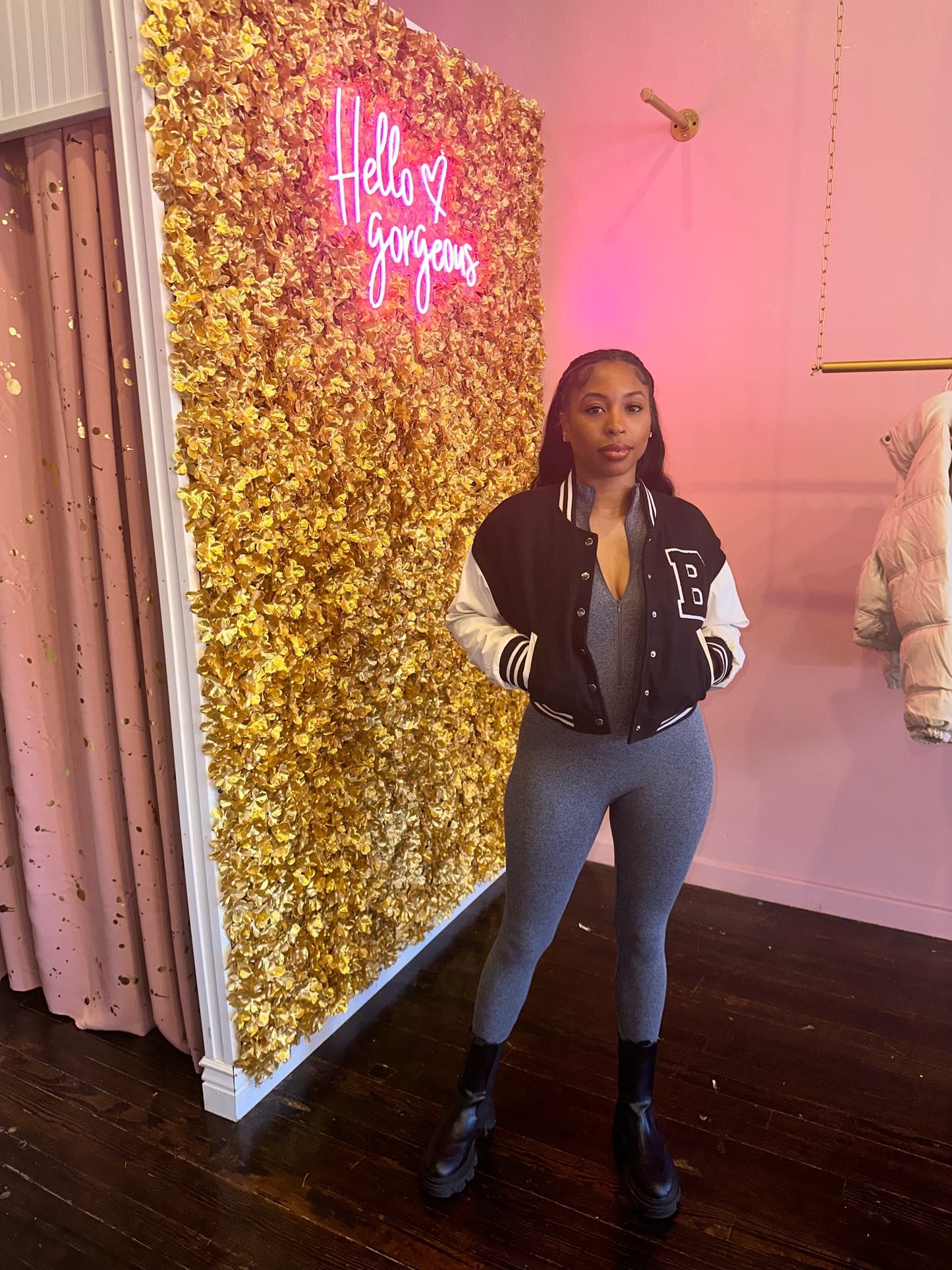 Noir Varsity Jacket