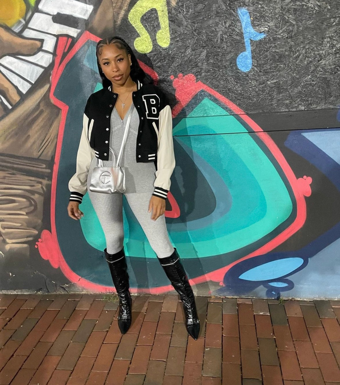 Noir Varsity Jacket