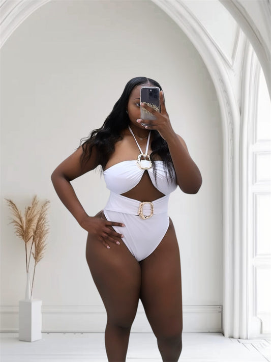 Maldives White Swimsuit