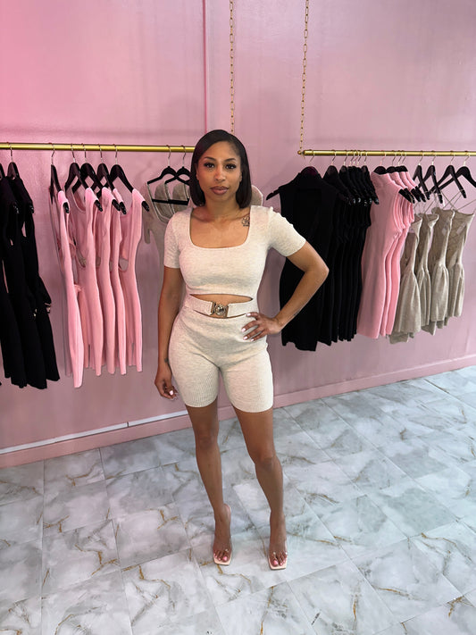 Nude Luxe Romper