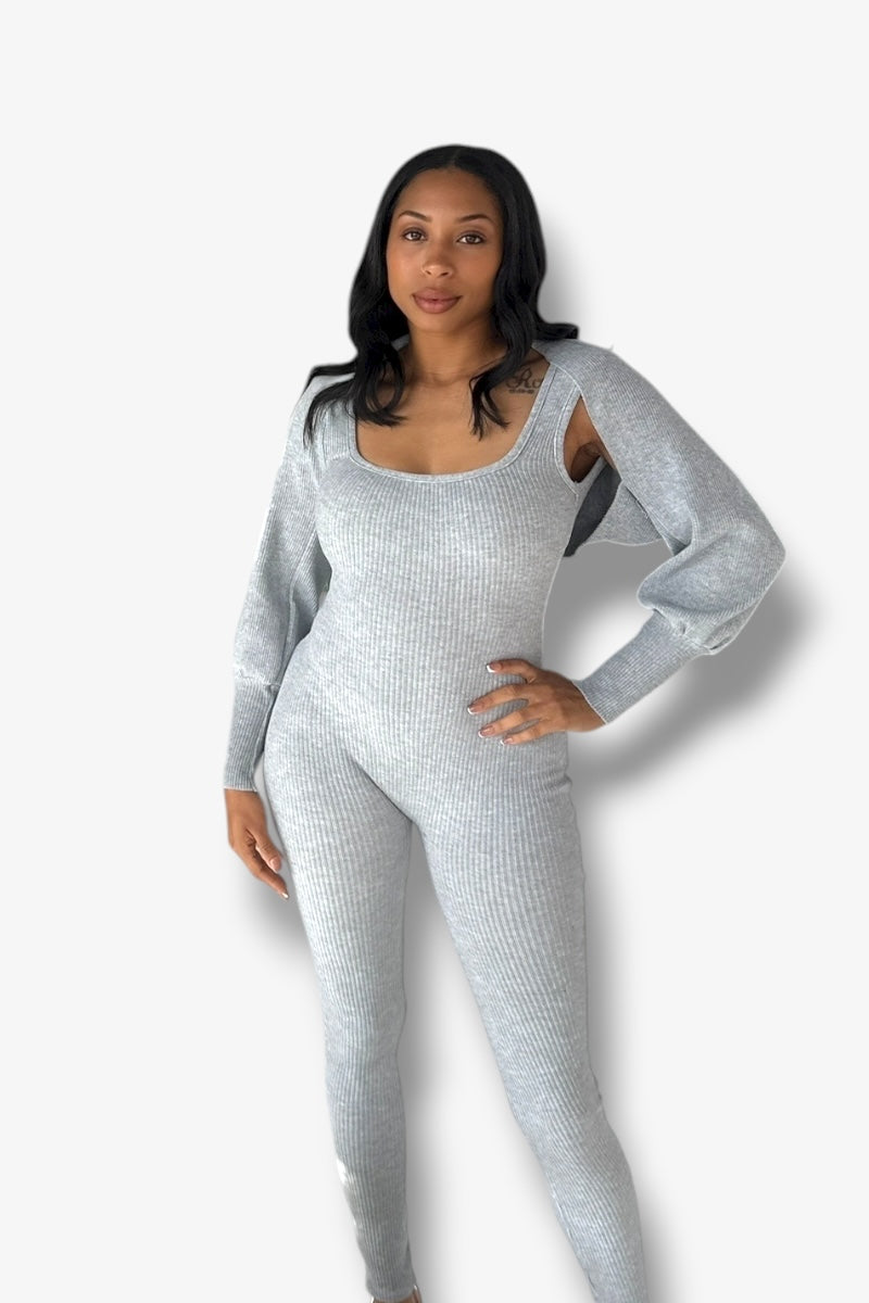 Grey Essential Jumpsuit