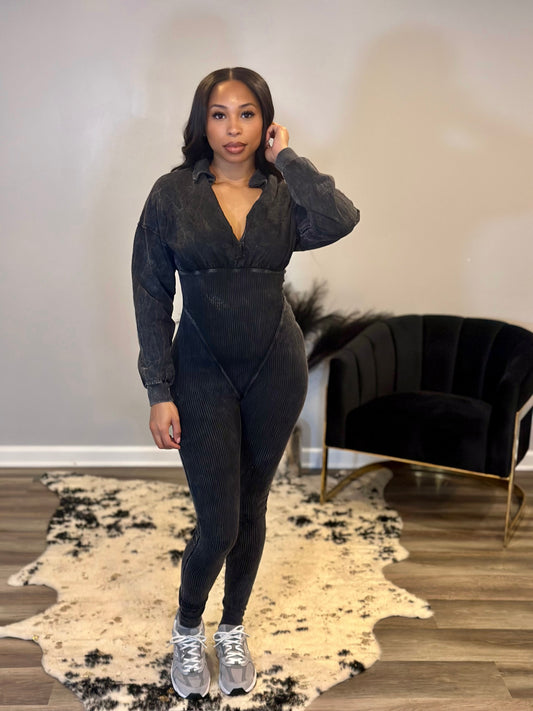 Black High Society Jumpsuit